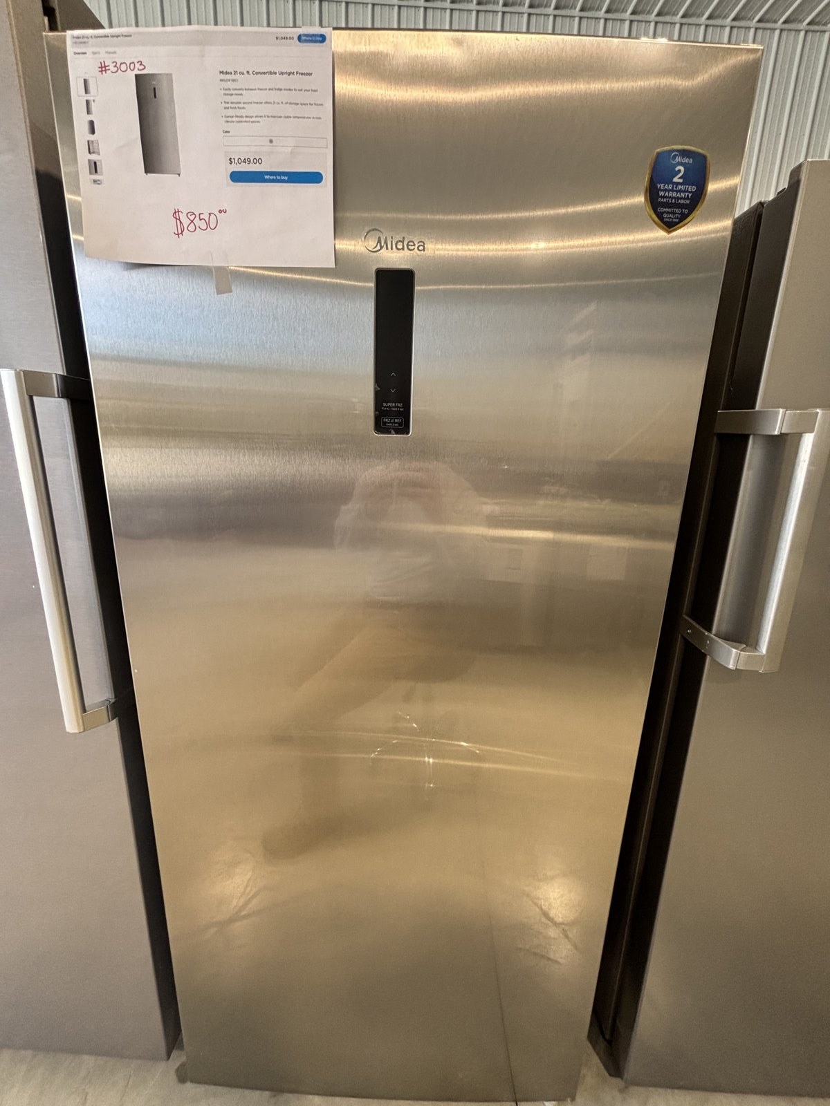Midea MD MRU21F5BST 21 CU. FT.