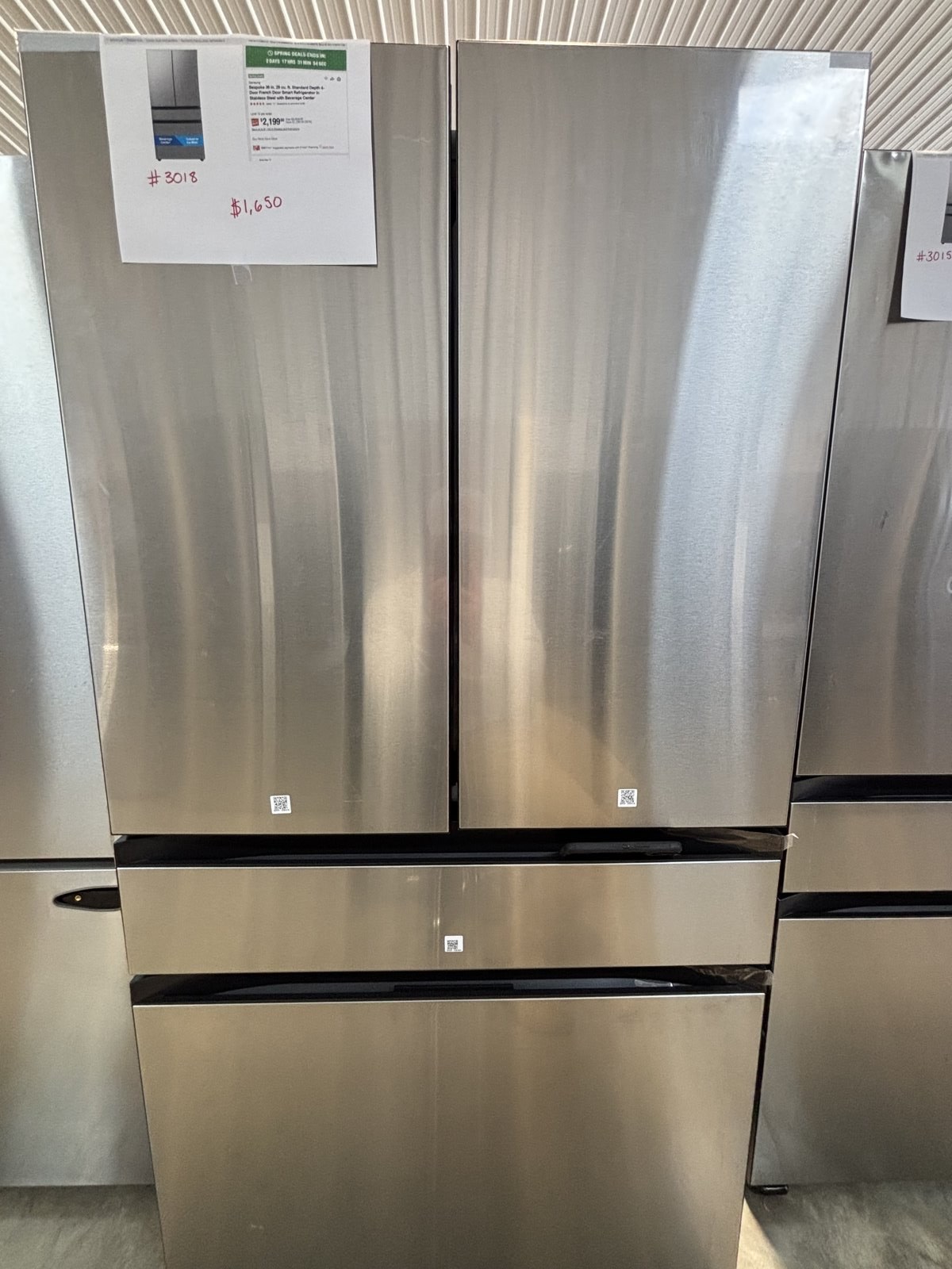 Samsung SS RF29BB8600QL 4-DOOR 29
