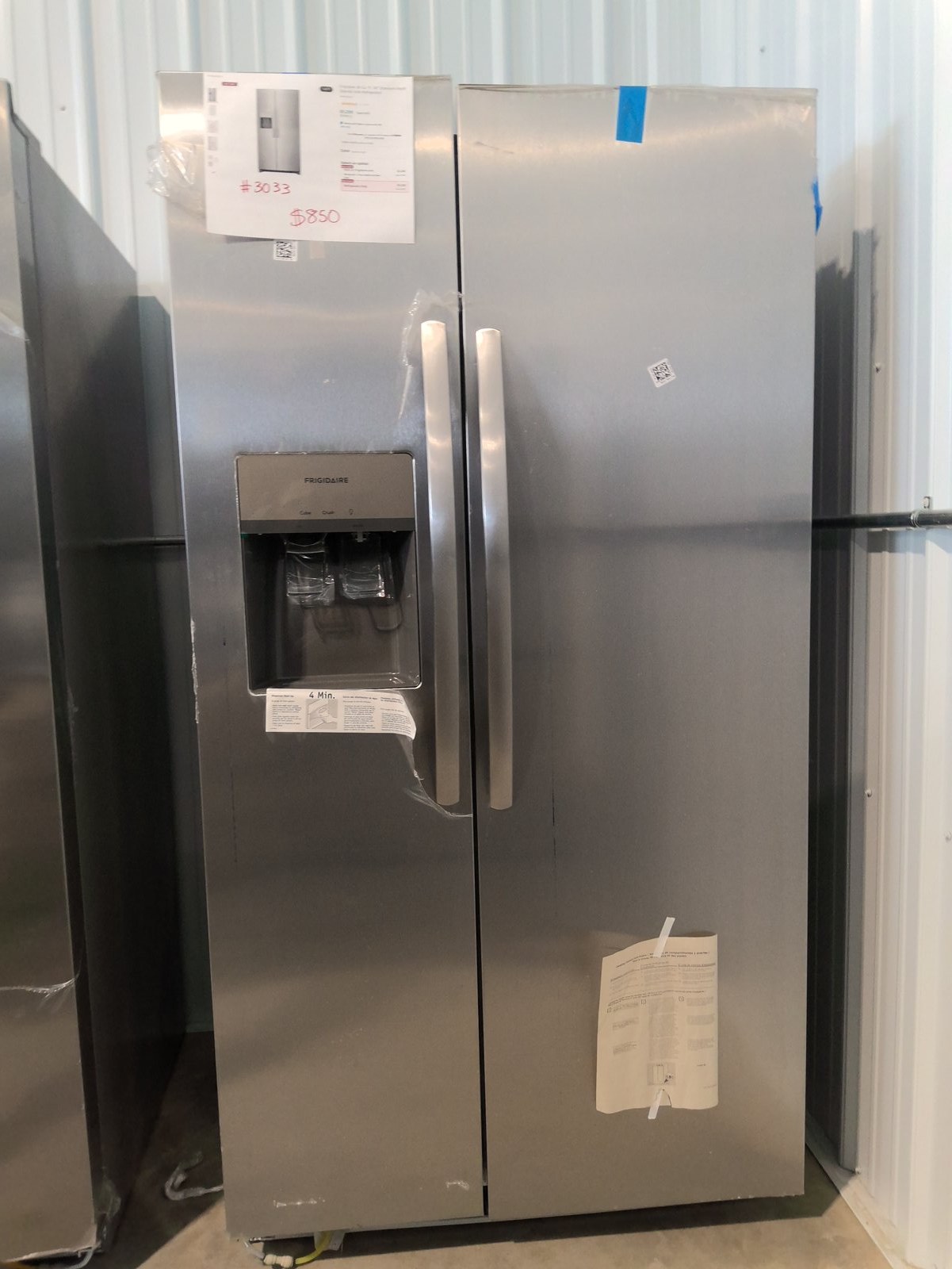 Frigidaire EL FRSS2623AS REF 25.6 CF