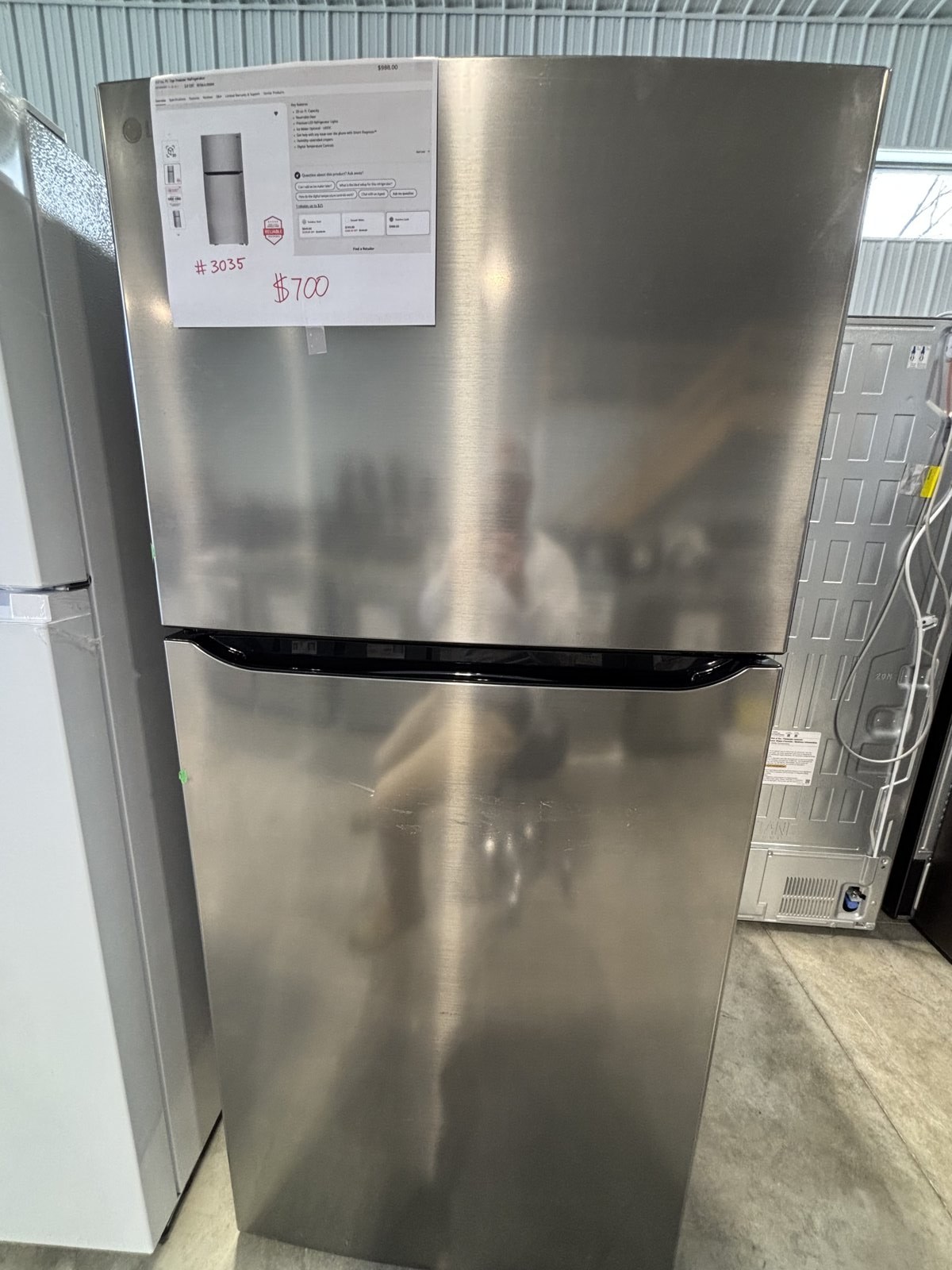 LG LG LTCS20020V 20 CU FT