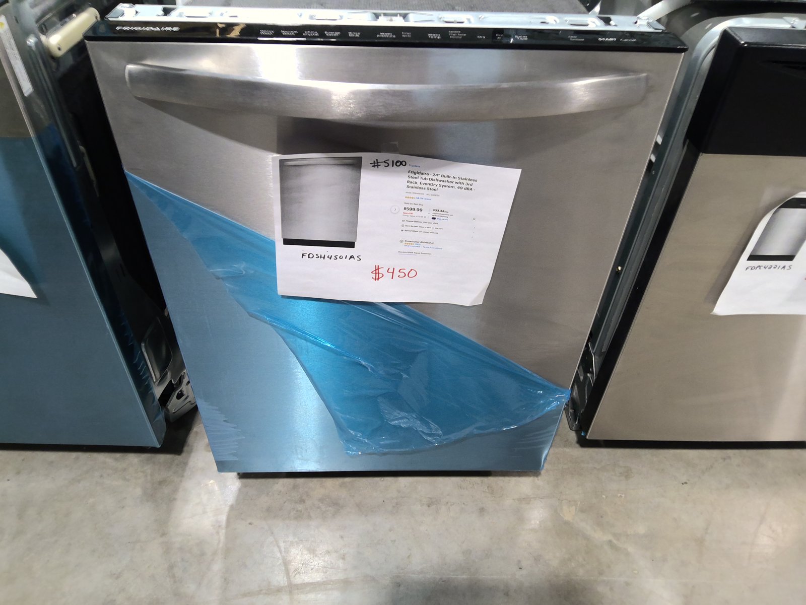 Frigidaire FDSH4501AS