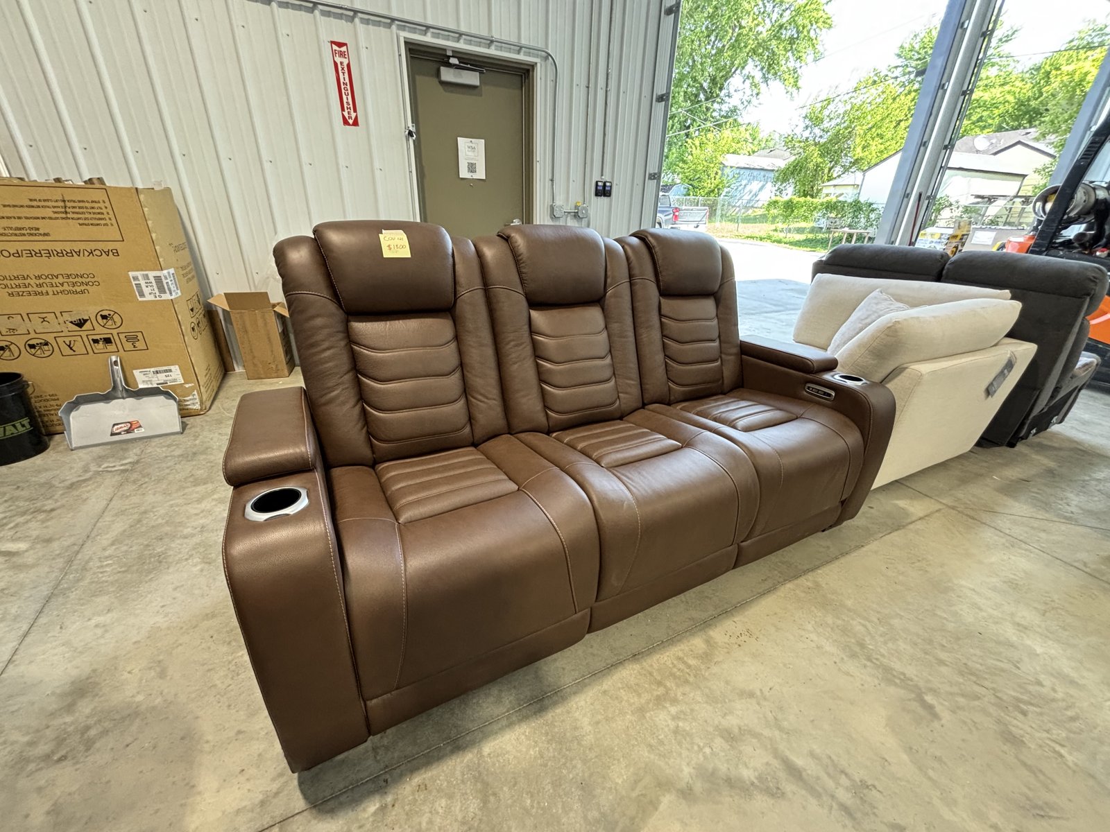 Ashley High Impact Leather Sofa